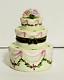 Limoges Tradition D' Art Hand Painted Tiered Cake Trinket Box Inscribed Rare