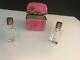 Limoges Trinket Box 2 Perfume Bottles 1 Box (3 Pieces)