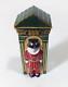 Limoges Trinket Box Beefeater Tower Of London Guard Hinged Signed