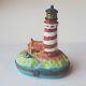 Limoges Trinket Box Lighthouse And Cottage