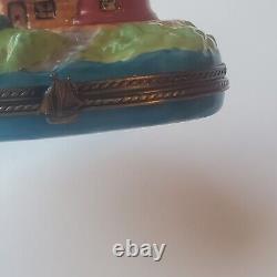 Limoges Trinket Box Lighthouse And Cottage