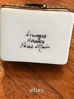 Limoges Trinket Box Peint Main France Cash Register
