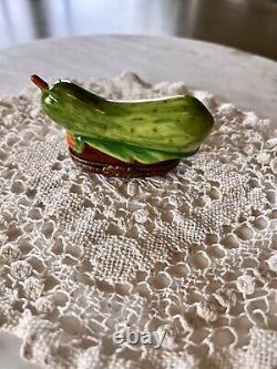 Limoges Trinket Box Pickle Authentic Rare Find