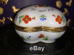 Limoges Trinket Box for Tiffany & Co Le Tallec Heart I Love You