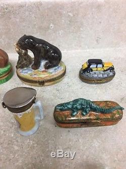 Limoges Trinket Boxes Collection From Around The World 12 Pieces