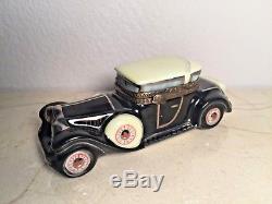 Limoges WEDDING CAR JUST MARRIED CHANILLE Peint main France Vintage Box