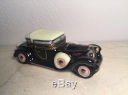 Limoges WEDDING CAR JUST MARRIED CHANILLE Peint main France Vintage Box