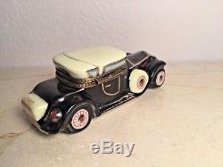 Limoges WEDDING CAR JUST MARRIED CHANILLE Peint main France Vintage Box