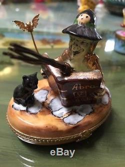 Limoges Witch Trinket Box, Signed And Numbered 4/750