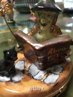 Limoges Witch Trinket Box, Signed And Numbered 4/750