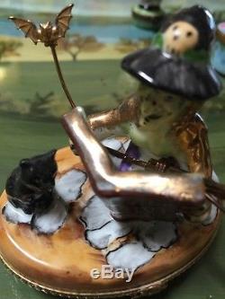 Limoges Witch Trinket Box, Signed And Numbered 4/750