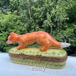 Limoges fox pillbox