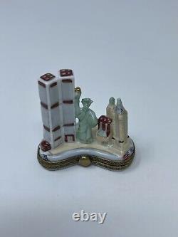 Limoges france porcelain New York trinket box