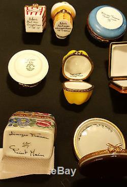 Limoges france trinket box lot