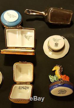 Limoges france trinket box lot