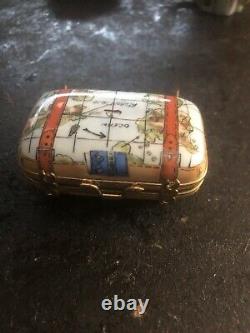 Limoges hand painted trinket box