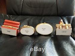 Limoges hinged boxes, selection of 12, Each unique and rare
