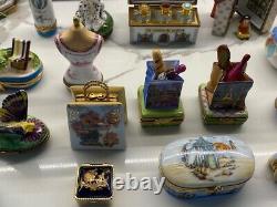 Limoges large 27 piece collection Various trinket boxes