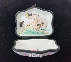 Limoges snuff box, erotica