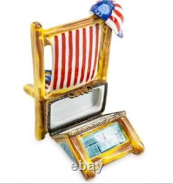 Limoges trinket box beach chair
