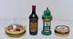 Lot Of 4 Vintage Limoges Boxes France Hand Painted Kiosk Camembert Wine Cheese