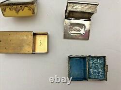 Lot of 14 small vintage trinket boxes multiple countries CRUMMLES LIMOGES CAROLE