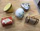 Lot Of 5 Limoges Trinket Box Rochard Peint Main Porcelain Lemon Suitcase Egg