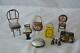 Lot Of 6 Limoges Peint Main France Trinket Boxes & 1 Mini Doll House Chair