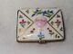 Love Letter With Heart Charms Rochard Limoges Trinket Box Peint Main