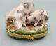 Mama Pig With Piglets Limoges Box- (retired)