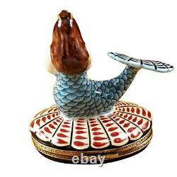Mermaid Limoges Box Authentic Porcelain Figurine From France