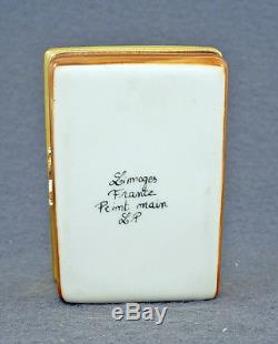 New French Limoges Trinket Box Miniature Limoges Collection In Display Case