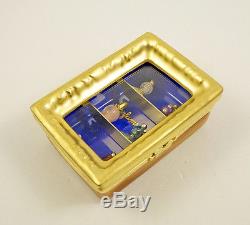 NEW FRENCH LIMOGES TRINKET BOX PARFUMS DE PARIS DISPLAY CASE With PERFUME BOTTLES