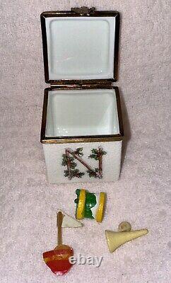 NIB Atelier d'Art de Limoges France Christmas Noel Box, Authenticity Guaranteed