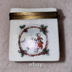 NIB Atelier d'Art de Limoges France Christmas Noel Box, Authenticity Guaranteed