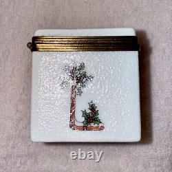 NIB Atelier d'Art de Limoges France Christmas Noel Box, Authenticity Guaranteed