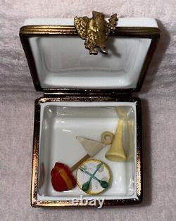 NIB Atelier d'Art de Limoges France Christmas Noel Box, Authenticity Guaranteed