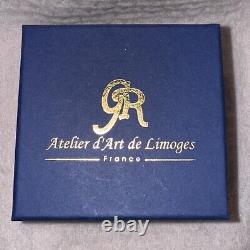 NIB Atelier d'Art de Limoges France Christmas Noel Box, Authenticity Guaranteed