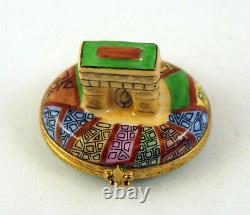 New French Limoges Trinket Box Cute Colorful Miniature Paris Arc De Triomphe