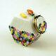 New French Limoges Trinket Box Easter Candy Jar With Colorful Candy