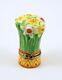 New French Limoges Trinket Box Gorgeous Daffodils Flowers Bouquet Mother's Day