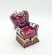 New French Limoges Trinket Box Gorgeous French Arm Chair With Roses