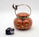 New French Limoges Trinket Box Halloween Jack'o Lantern Pumpkin Basket Black Cat