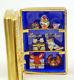New French Limoges Trinket Box Miniature Limoges Collection In Display Case