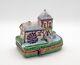 New French Limoges Trinket Box Provence House With Staircase And Watermill