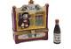 New French Limoges Trinket Box Wine Shop With Seller & Removable Wine Bottle