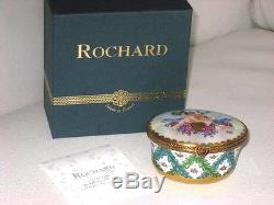 New Rochard Studio Cupids Limoges Box Porcelain Tabatiere Exquisite Valentine's