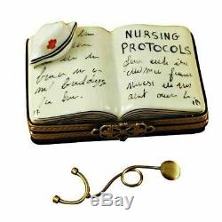 Nursing Book Nurse Limoges Box Figurine
