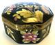 Octagon Box With Flowers? Limoges, France? Peint Main, Trinket Box