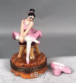Parry Vieille Limoges Trinket Box Ballerina Dancer LE 258/2500 535
